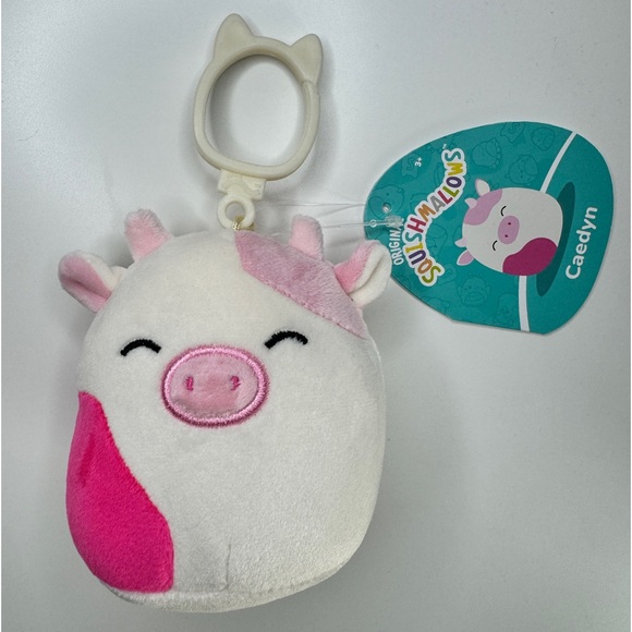Squishmallows Other - 💖Caedyn the Cow Squishmallow Clip 🐮